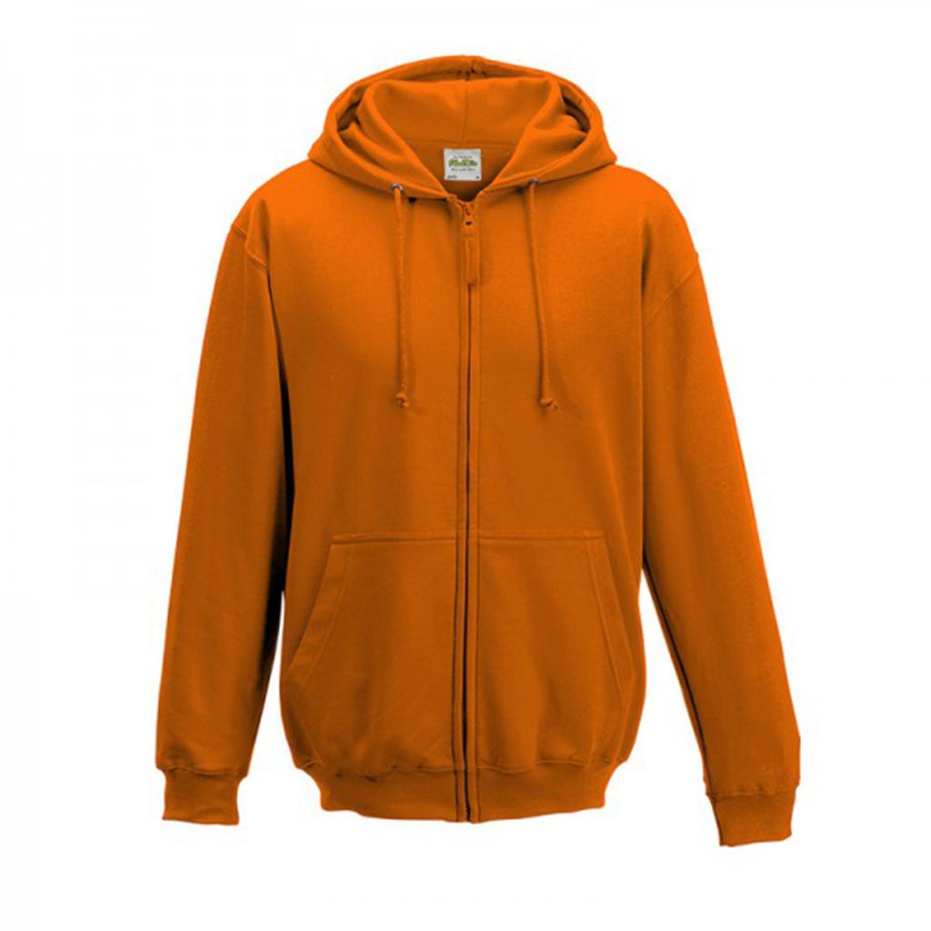 Awdis Plain Mens Hooded Full Zip Hoodie / Zoodie