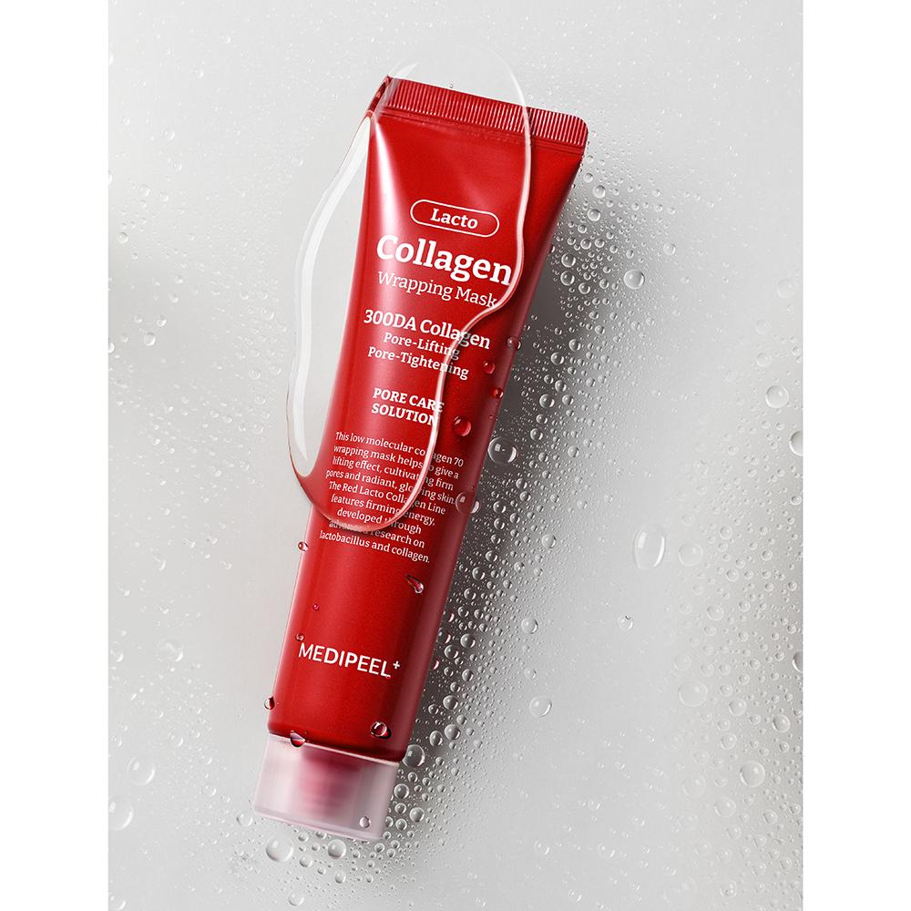 Medi-Peel Red Lacto Collagen Wrapping Mask 70ml (2pcs) (+Dual Brush) - Wrapping Set Firming, Korean