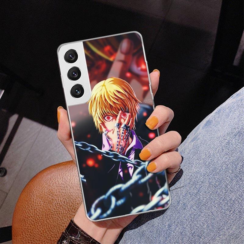 Чехол для телефона Hunter X Kurapika для Samsung Galaxy S24 S25 Edge S26 Ultra S23 S22 S21 Plus S20 FE + Персонализированная печать Чехол Galaxy