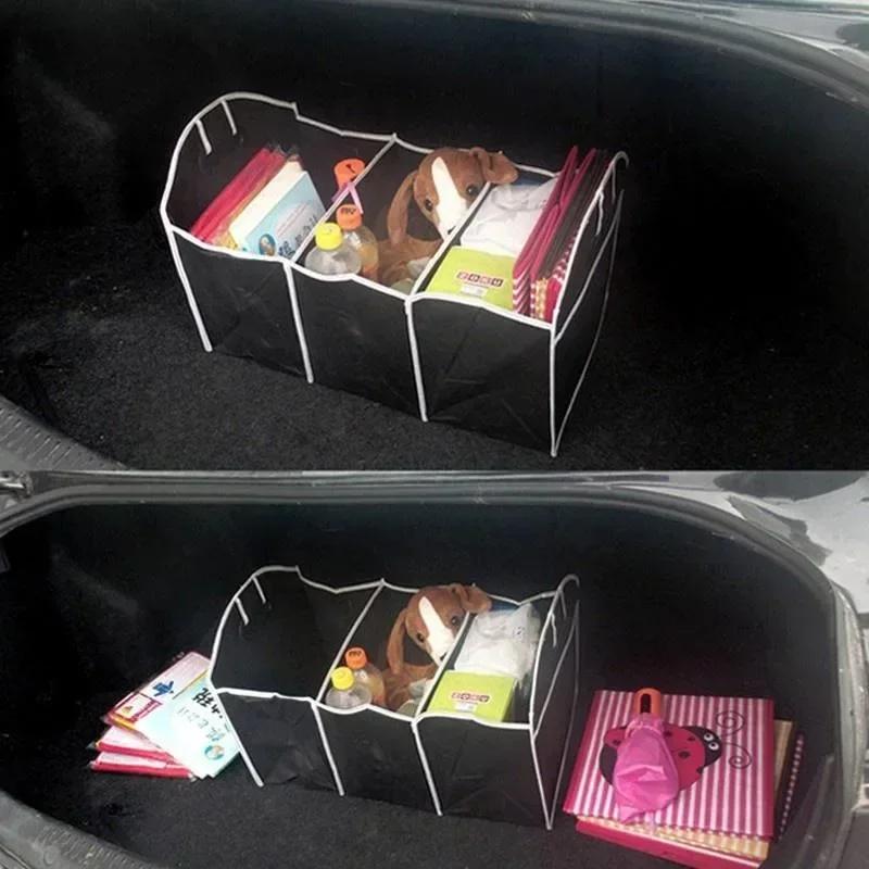 Car Storage Box Foldable Car Trunk Organizer Toys Food Storage Container Bags Box Car Accessories Auto Organizer