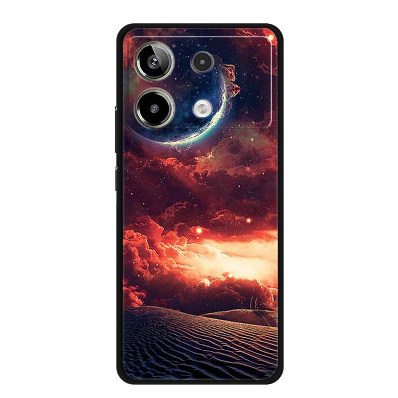 Чехол для Redmi Note 13R Pro Животные Мягкий силиконовый ТПУ Чехлы для телефона Задняя крышка Для Xiaomi Redmi Note13R Pro Волк Защитник fundas