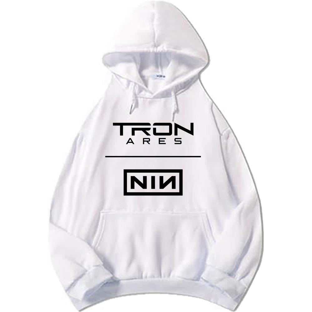 Nine Inch Nails Tron Ares Hoodies Fashion Band Album Graphic Print Sweatshirts Hooded Long Sleeve Male Sudaderas Winter Men Tops