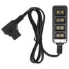 D Tap Male To 4 Port D Tap Female Splitter Power Cable D Tap Power Adapter for Anton for Sony V