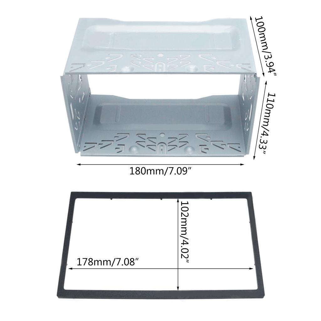 Универсальный двойной Din 2 Din стерео радио, сменный фитинг, набор клеток, установка MP5-плеера, монтажная рама для радиоприемника
