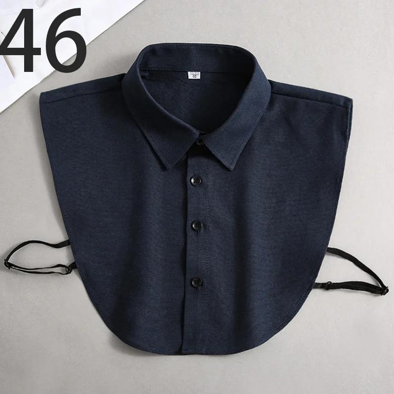 Оксфордская текстильная хлопковая накладка-воротник для мужчин, унисекс, универсальная, весенне-летняя, модная, деловой воротник для ношения под рубашку в офисе