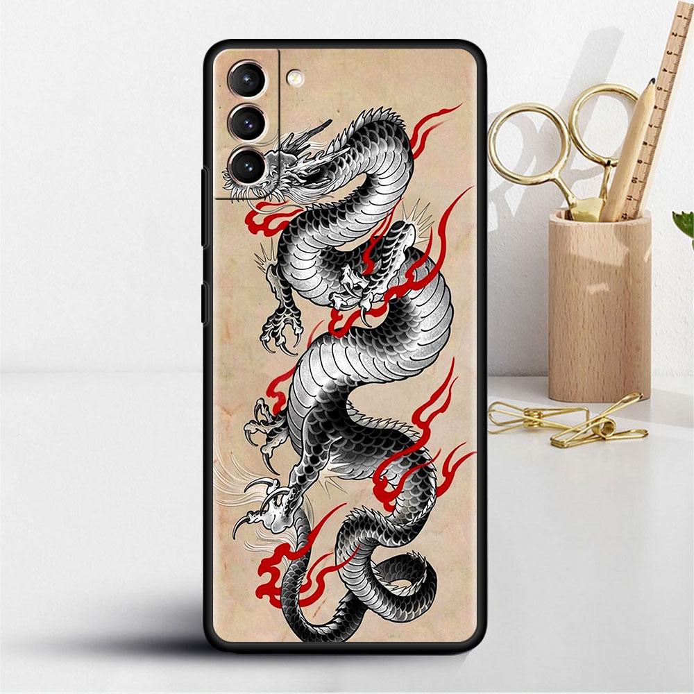 Чехол для Samsung Galaxy S20 S22 Ultra S21 FE S10 S9 Plus Note 20 10 Lite 9 мягкий чехол для телефона Tiger Crane ART