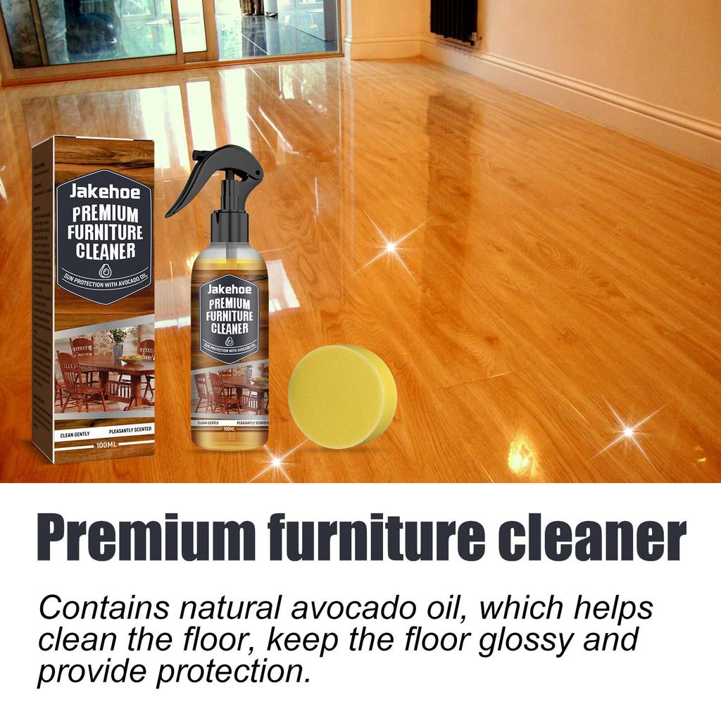Jakehoe Floor Cleaner Wood Floor Marble Floor Powerful Stain Remover Brightening and Polishing Cleaner
