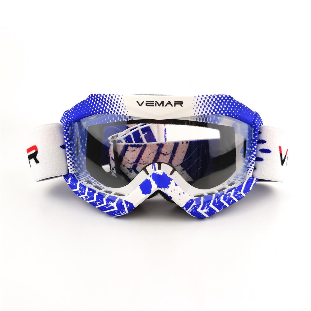 Vemar Мотоциклетные очки для детей, детские очки для гонок на мотоциклах MX MTB, внедорожные мотоциклетные очки для мотокросса, шлем gafas