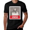 KARD JIWOO TShirt Basic Solid Color Casual Tee Shirt