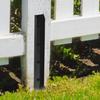 Fence Post Repair Kit Easy Installation Heavy Duty Steel Column for Enhanced Stability Fence Post Reinforcement Kit