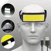 USB перезаряжаемый COB прожектор мощный налобный фонарь для ночной рыбалки на открытом воздухе беговой COB прожектор налобный фонарь водонепроницаемый кемпинговый фонарь