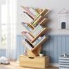 Modern Book Shelf Floor Standing BookShelf with Drawer Book Storage 8-Tier Wooden Tree Bookshelf Tree Bookcase Living Room Decor