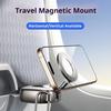 Держатель для мобильного телефона Регулируемый угол 720 градусов Магнитная подставка для путешествий в самолете Компактное складное крепление для телефона