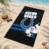 Indianapolis Colts Beach Towel Quick Dry Sand Free Lightweight Beach Towels for Travel Swimming Camping