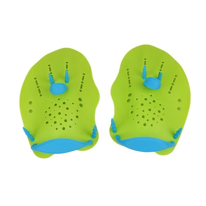 Swim Paddles Adults Kids Training Aid To Improve Arm Speed Water Resistance Swimming Gloves PP Material
