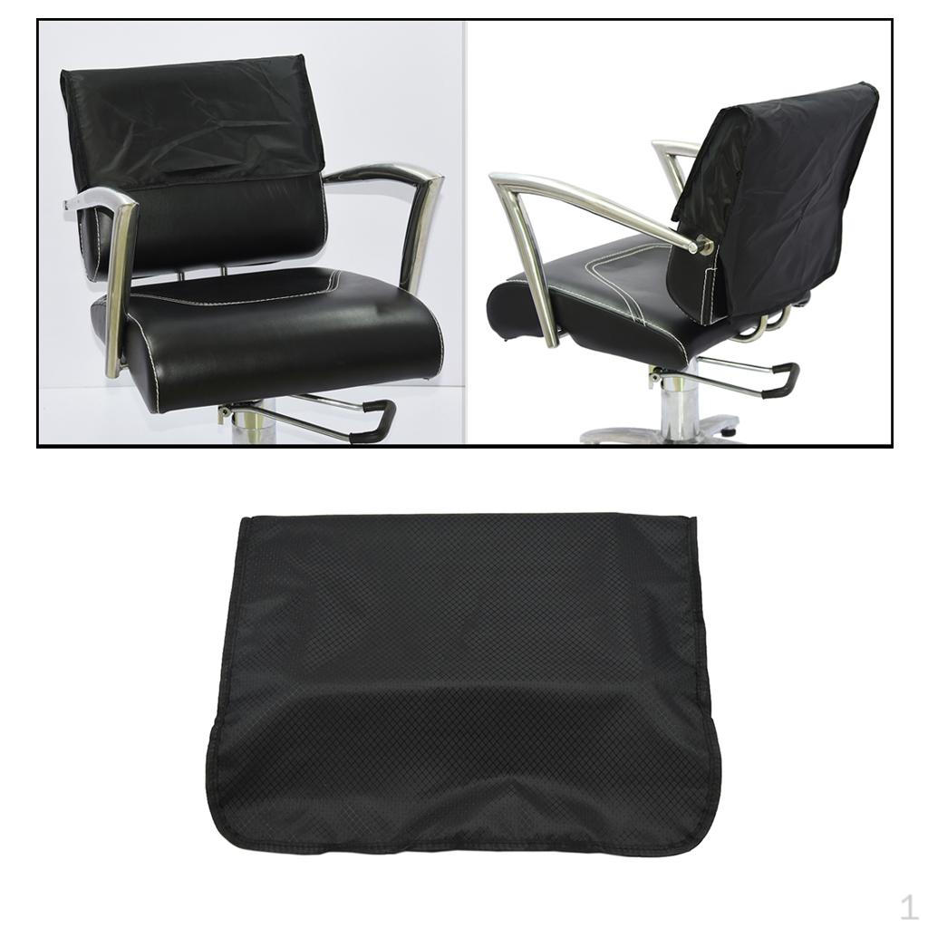Plastic Cover For Back of Chair In Hairdressing Hair Salons 48x43cm Black