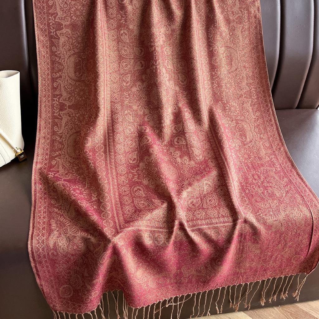 Luxury Brand Autumn Cashmere Pashmina Shawl Lady Wrap Warm Winter Scarves Design Print Female Foulard Hijab Stoles Scarf