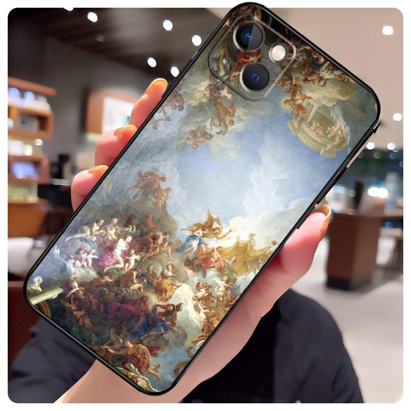 Чехол-картина в стиле Ренессанса для iPhone 17 Pro Max 15 14 13 11 12 16 Pro Max mini 15 16 Plus 16e 17 Air Чехол для телефона