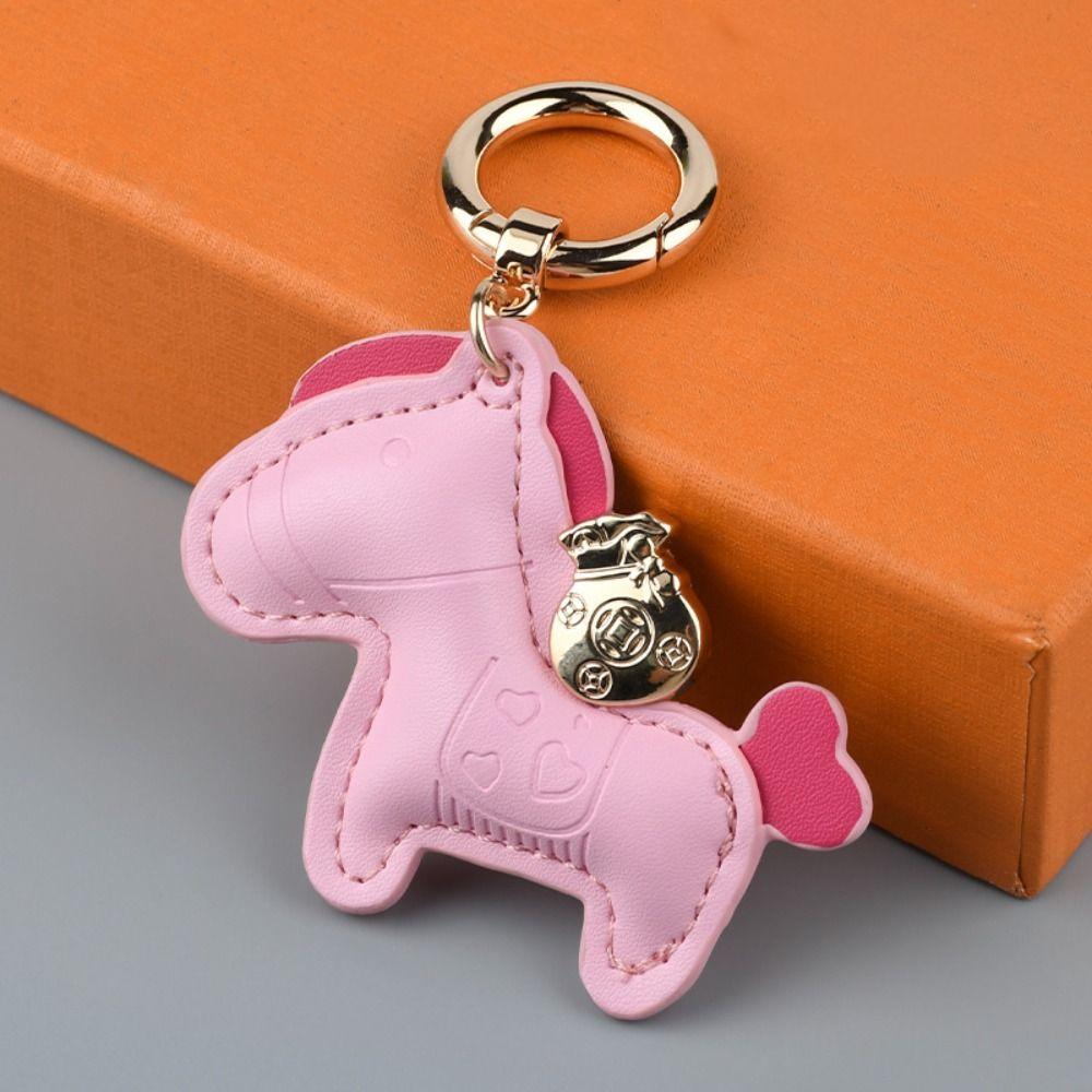 ПУ кожа ПУ лошадь брелок для переноски денег карман сумка подвеска ПУ кожа вешалка для мужчин