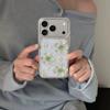 Цветочный 3D Гелевый Чехол для iPhone 17 Pro Max 16 Pro 15 Pro Креативная Прозрачная Крышка для Телефона с Цветами в Стиле Ins