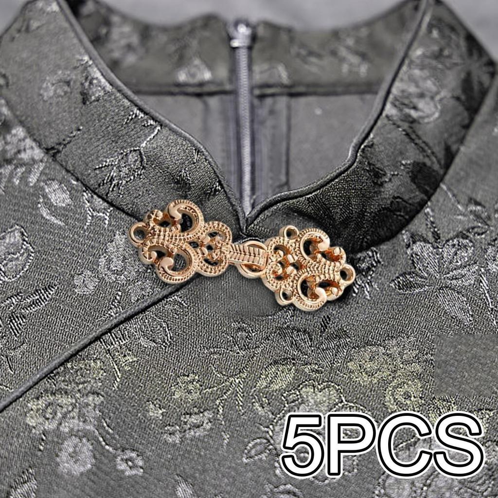 5 комплектов застежек-зажимов для курток, платьев и свитеров