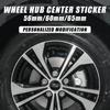 4Pc 65mm 60mm 56mm Car Wheel Center Hub Cap Cover Badge Stickers For Ford F150 Focus Ranger Fiesta Transit Mustang Mondeo Fusion