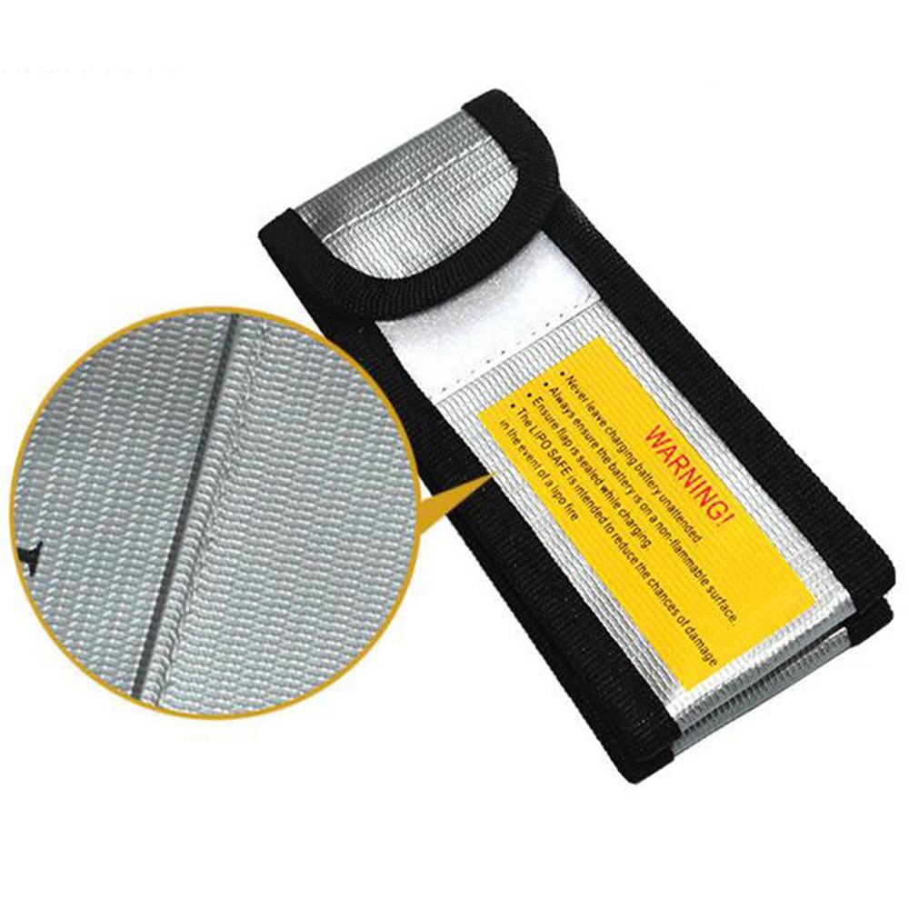 Высококачественный огнеупорный и водонепроницаемый взрывозащищенный защитный мешок для RC LiPo аккумуляторов, безопасный мешок для зарядки, 90*64*50 мм