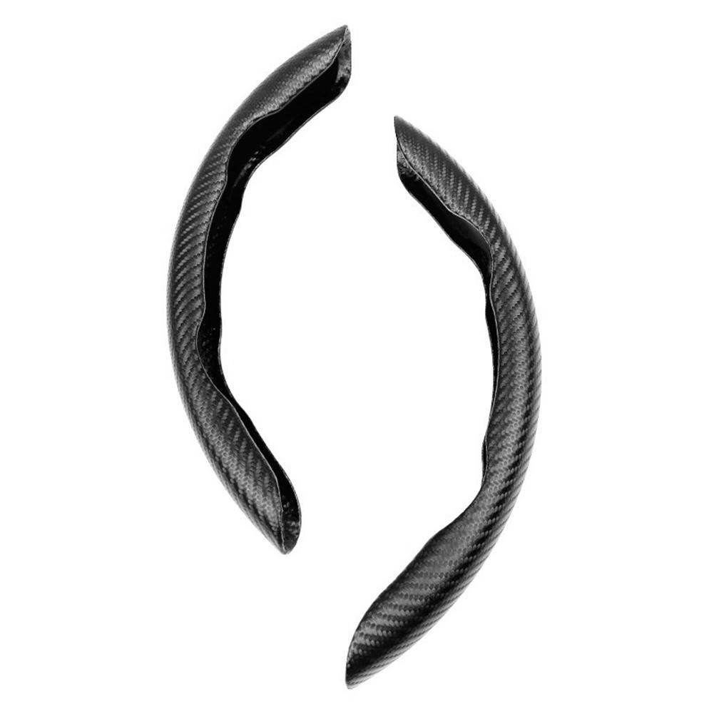 1 пара защитных ручек, универсальные автомобильные чехлы на руль, ручка из карбона, эргономика, украшение интерьера автомобиля