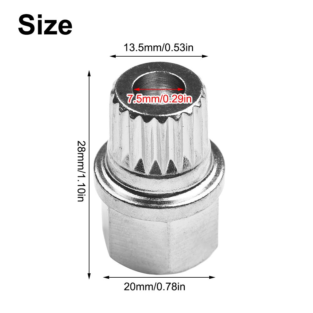 35/19PT полый противоугонный ключ для снятия гайки замка колеса для BMW, инструмент для разборки ключа, аксессуары для обслуживания автомобиля