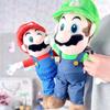 1-2 шт. Плюшевые игрушки Марио Плюшевые игрушки Луиджи Аниме Кукла Плюшевая для Детей Отличный Рождественский Подарок на День Рождения для Детей
