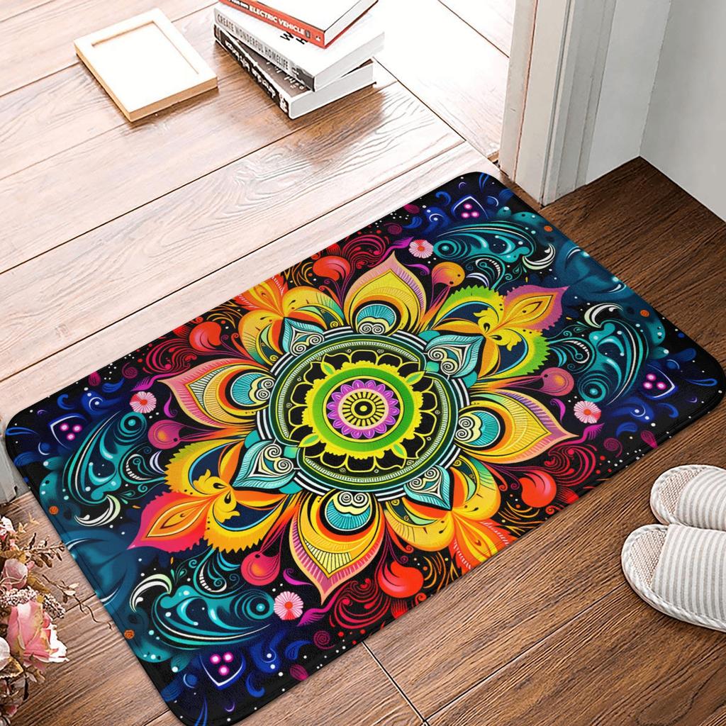 Cute Peacock Pattern Modern Style Front Floor Door Entrance Mats Outdoor Bath Kitchen Doormat Bedroom Carpet Rug