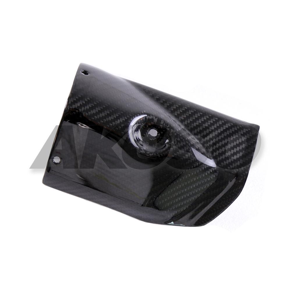 Yamaha R6 Carbon Fiber Exhaust Heat Shield for Modified Motorcycles (2017+)