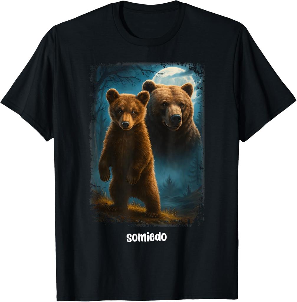 Somiedo Bear Funny Animal Lover Bear T-Shirt Unisex