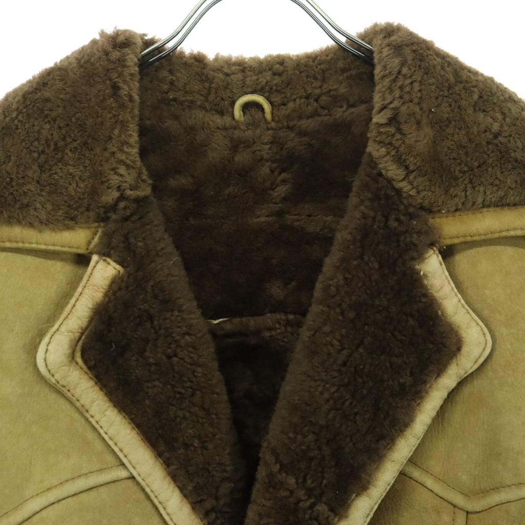 MAgLIA ROSSA Long sleeve Mouton jacket 9 Brown Sheep leather Men's Used