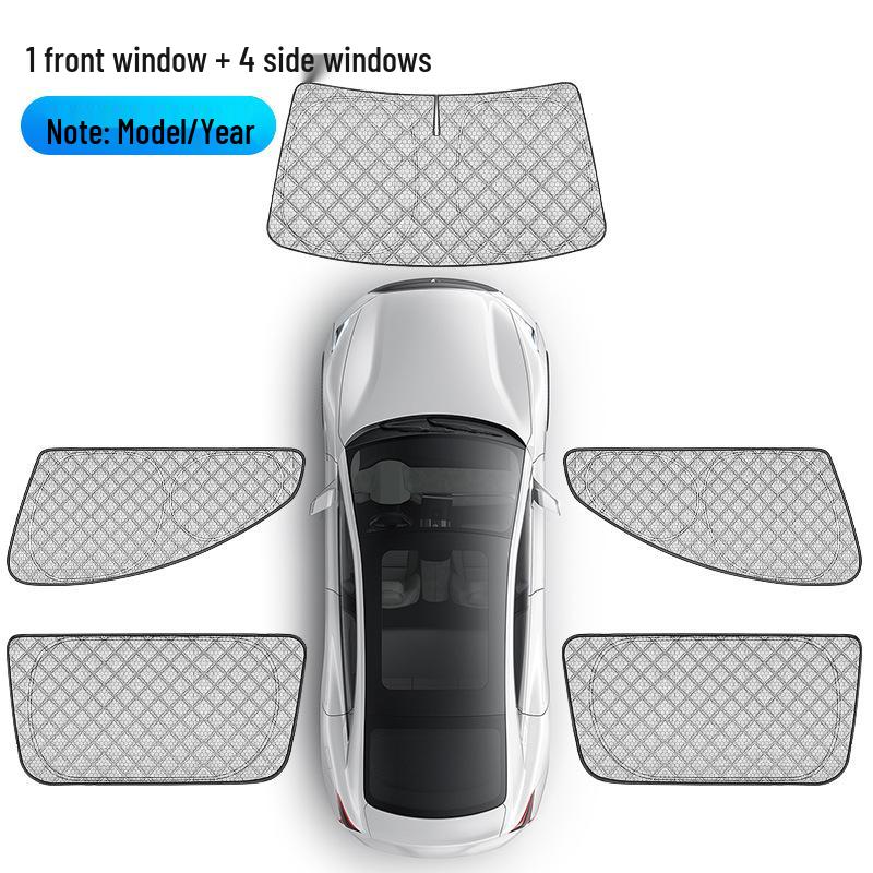 Автомобильный солнцезащитный козырек Leapmotor: Утолщенная светоотражающая теплоизоляционная штора для приватности на боковые окна