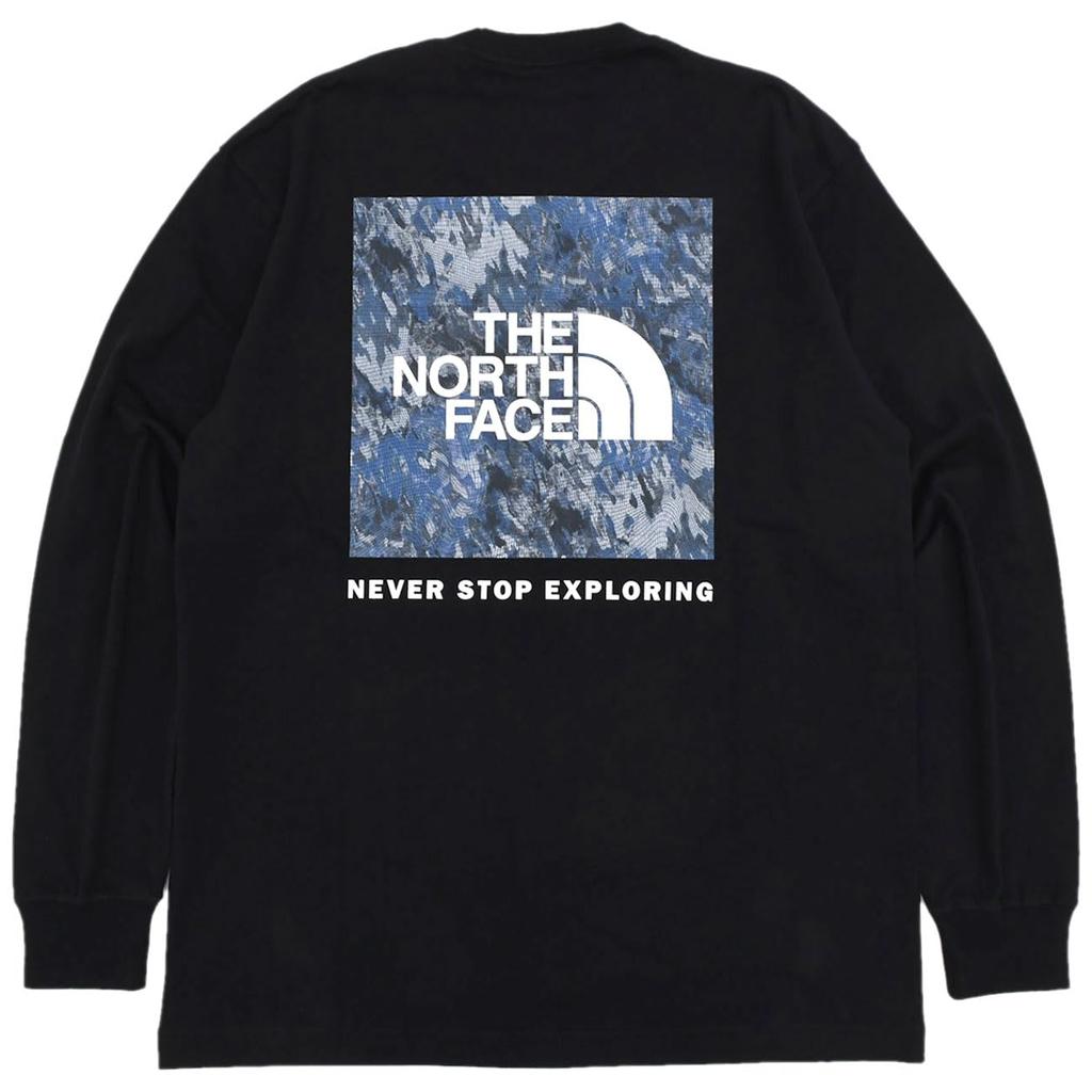 The North Face Long Sleeve Size Square Digital Graphic XXL T-Shirt, L/S, Tee, Black,