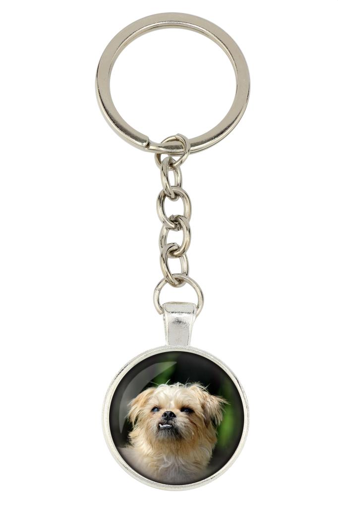 Griffon Bruxellois, Brussels Griffon - Keychain In a Box, Own Photo, Keychain Pendant from Art-Dog Brand