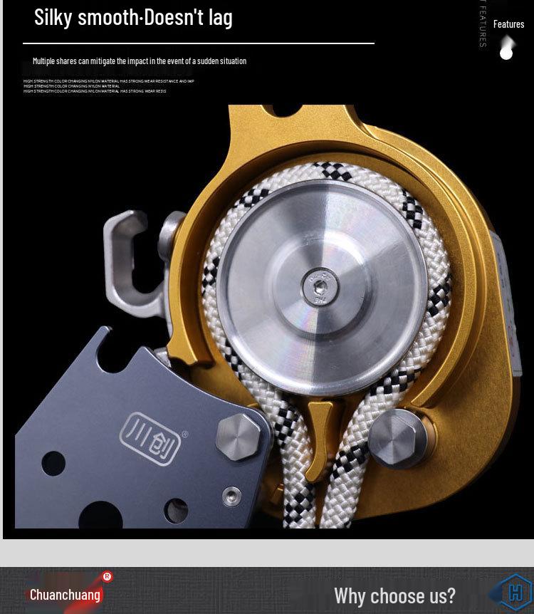 Чуаньчуан 10,5 мм Статическая веревка для альпинизма, дюльфера, спасательных работ и высотной безопасности