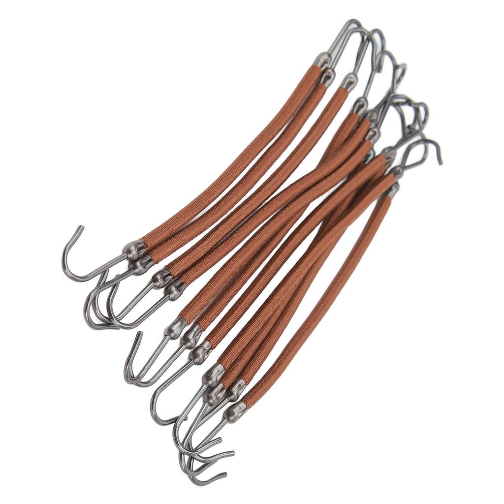 10pcs Ponytail Holder Hook Women Girls Flexible Elastic Hair Band Hook Styling Tool for Dating