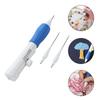 Plastic Embroidery Pen Punch Needle Set Embroidery Stitching Craft Tool DIY Sewing Weaving Needle Knitting Tool Hot Practical