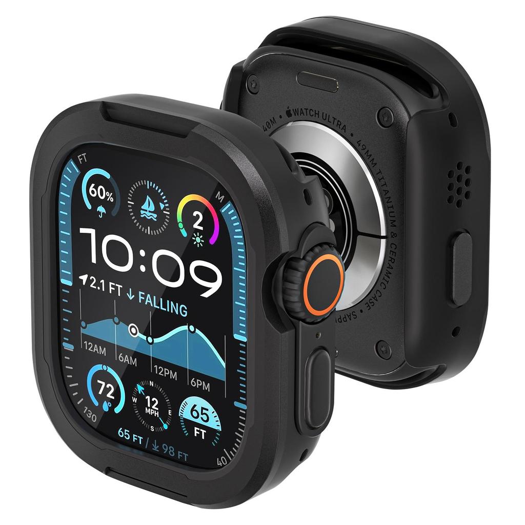 Armor Metal Case For Ultra 2 10 9 8 7 6 5 Drop Resistant Protect Cover For iWatch 40mm 41mm 42mm 44mm 45mm 46mm 49mm