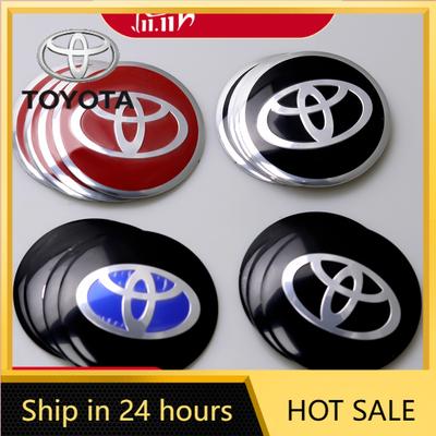 Для Toyota 2026 Новые колпаки на ступицу 4 шт. Центральный колпак колеса автомобиля Алюминиевая металлическая наклейка с логотипом для Toyota Corolla Camry Rav4 Yaris Hilu