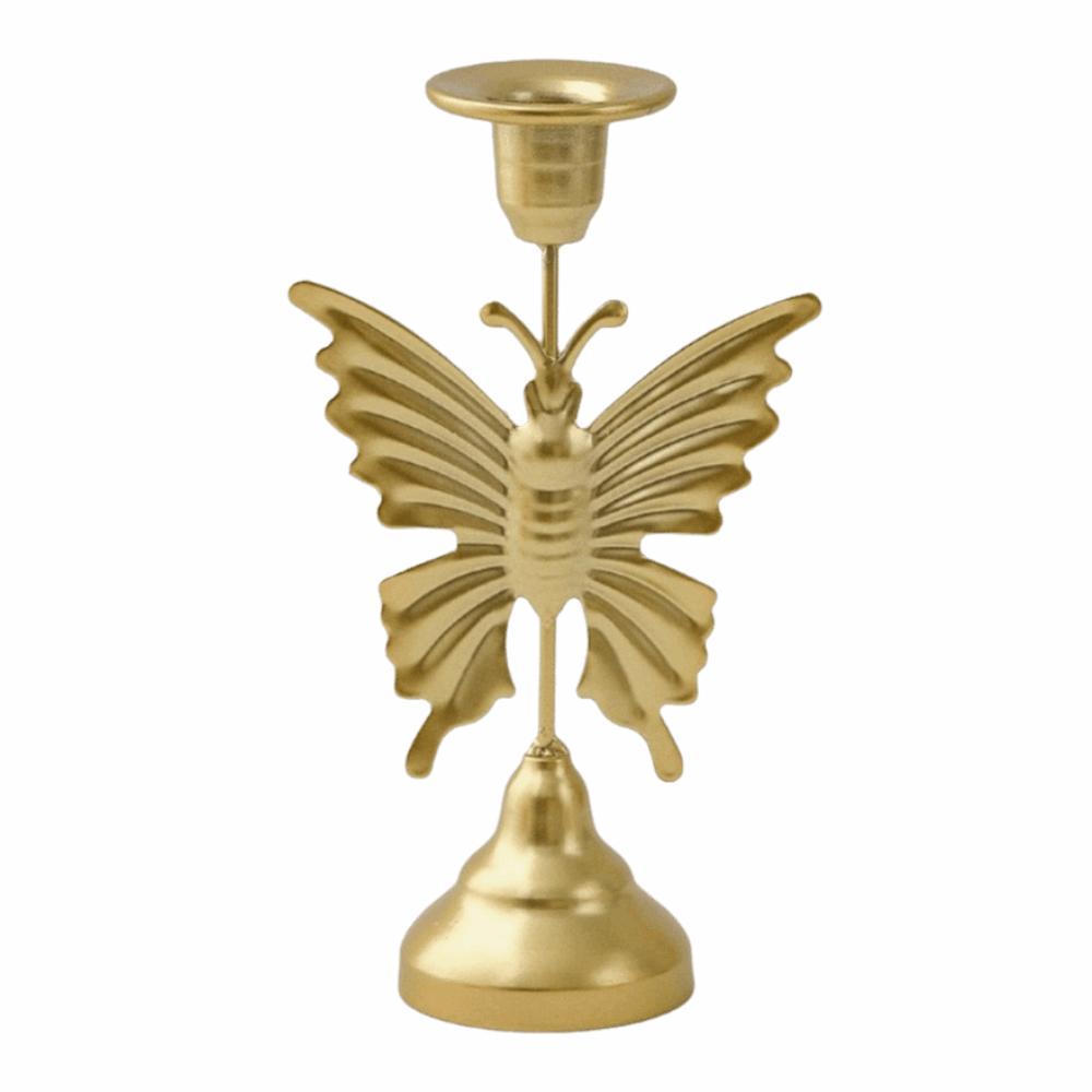 Elegant Tabletop Candle Holder Luxury Leaf Candle Stand Romantic Candlestick Holder Wedding Props