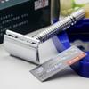 Мужская бритва с лезвием Sliver, складной бритвенный нож для волос на лице, держатель для опасной бритвы из нержавеющей стали, инструменты для бритья и парикмахера