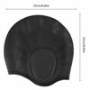 1Pcs Men Women Adults Silicone Swimming Caps Waterproof Swim Cap  For Long Short Hair