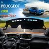 Защитная накладка на приборную панель для Peugeot 2008 P24 Автоаксессуары Коврик на панель от солнца Анти-УФ Коврик на приборную панель