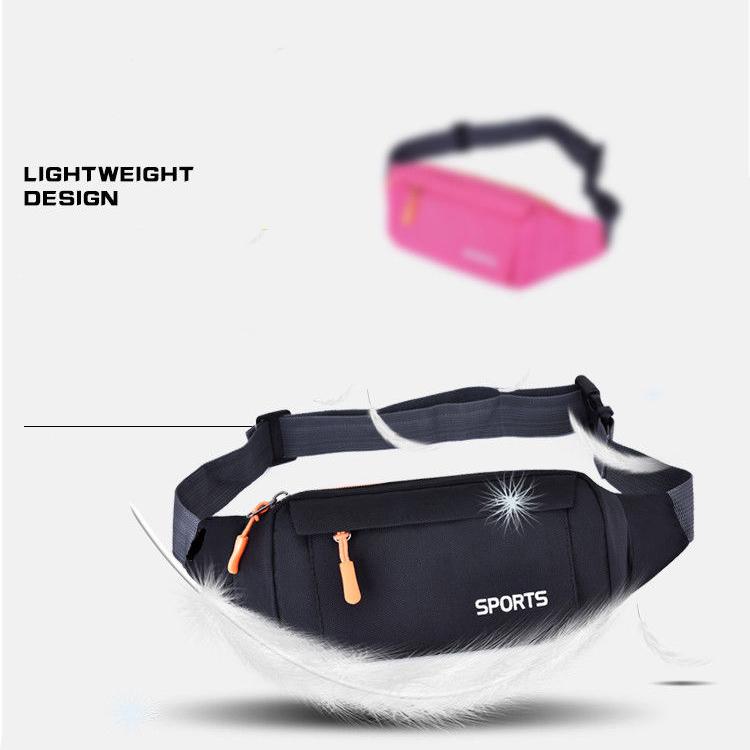 Мужская и женская поясная сумка для бега, многофункциональная водонепроницаемая и износостойкая поясная сумка для спорта на открытом воздухе большой емкости