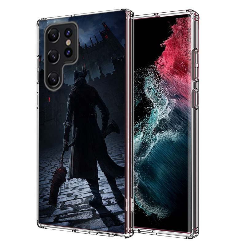 Game Bloodborne Capa Phone Case For Samsung S26 Ultra S25 Edge Galaxy S23 S21 S20 S24 FE S22 S10 Plus Cover Clear TPU Shell Coqu