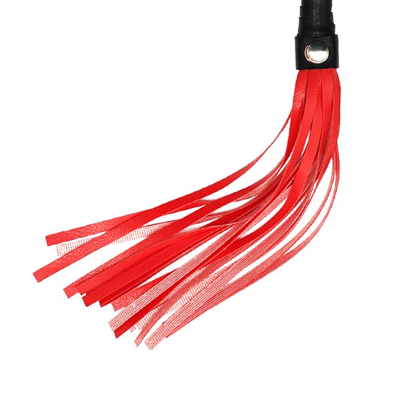 High Quality Pu Leather Pimp Whip Racing Riding Crop Party Flogger Hand Cuffs Queen Colourful Horse Riding Whip