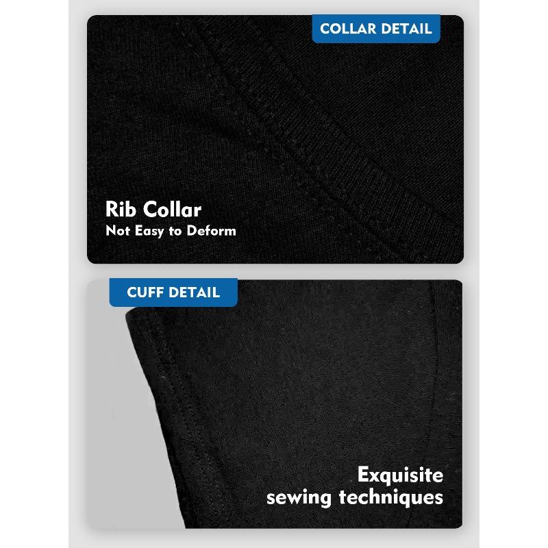 Европейские размеры Мужская черная футболка с коротким рукавом с принтом "Молись, Жди, Доверяй, У Бога Есть План" - Свободный крой, Повседневная футболка, Минималистичный дизайн для лета, Ежедневная